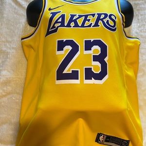 Men's LeBron James Los Angeles Lakers Nike Swingman Jersey 44 Medium